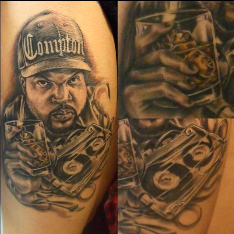 Marcus Judd Ice Cube Portrait