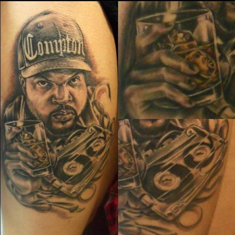 Marcus Judd Ice Cube Portrait