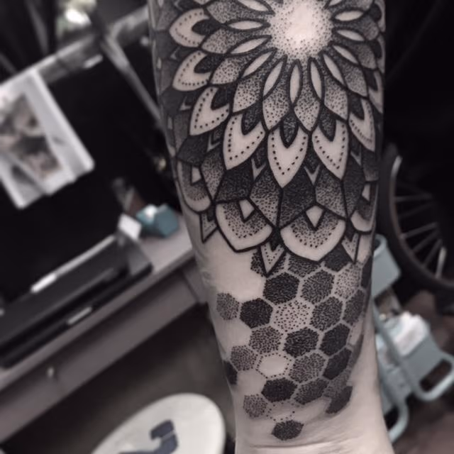 Geometric Blackwork