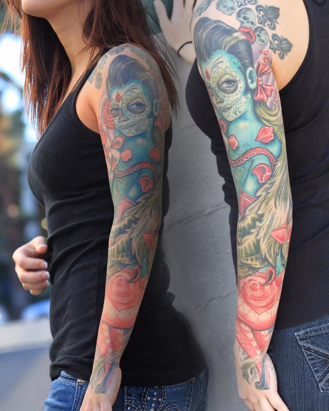 Day of the Dead Pinup