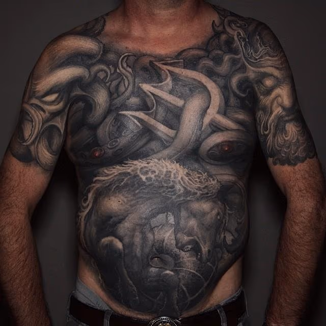 Paul Booth Full Front Tattoo
