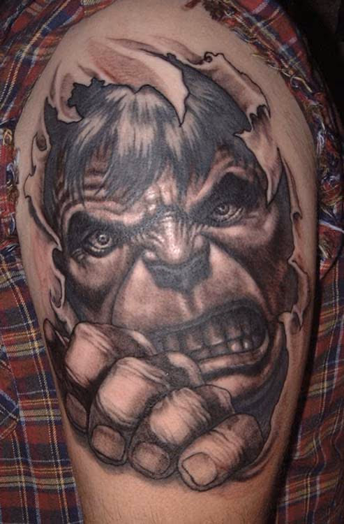 Incredible Hulk Tattoo