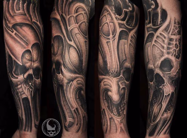 Black and Grey Arm Sleeve