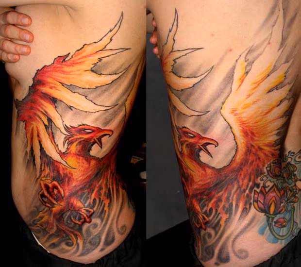 Fire Phoenix tattoo