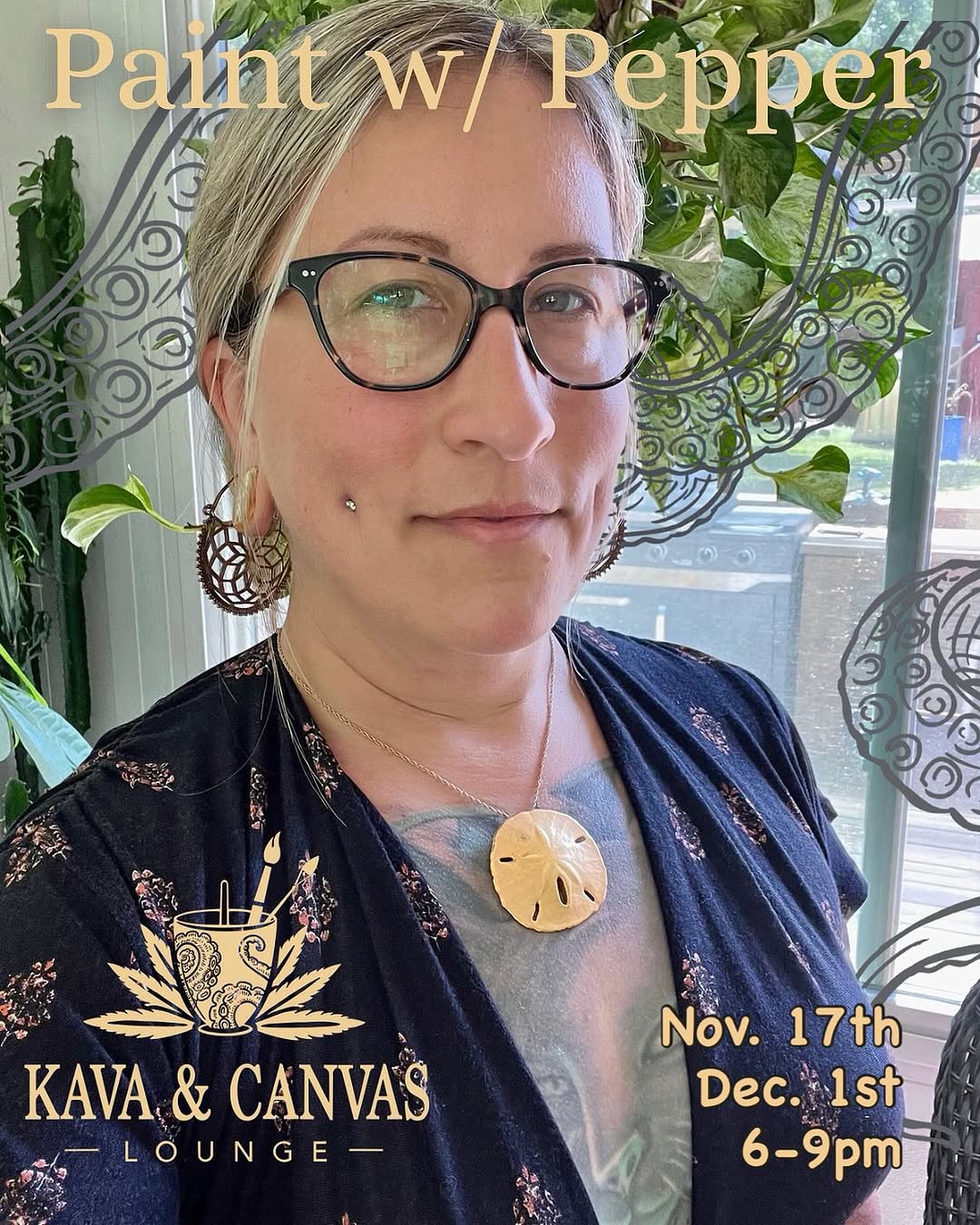 Painting with Pepper — Mindful Mondays at Kava & Canvas Lounge