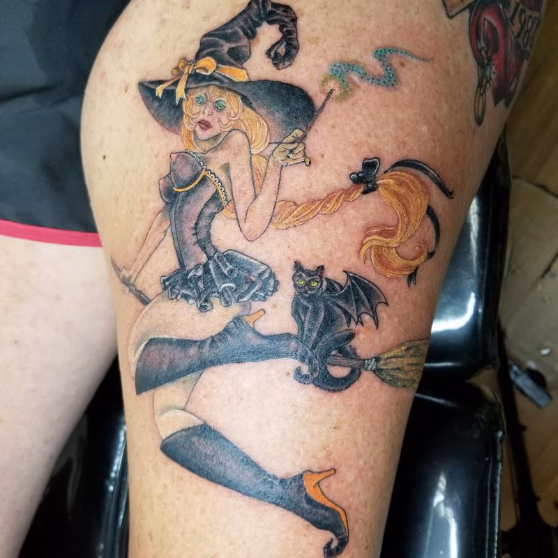 Pin up witch