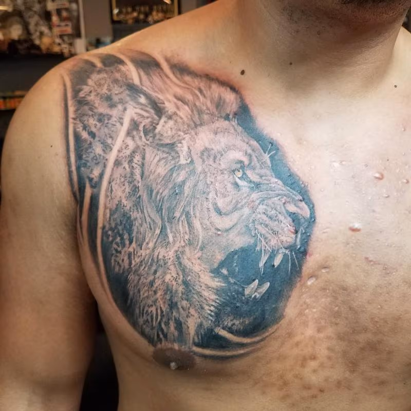 lion tattoo