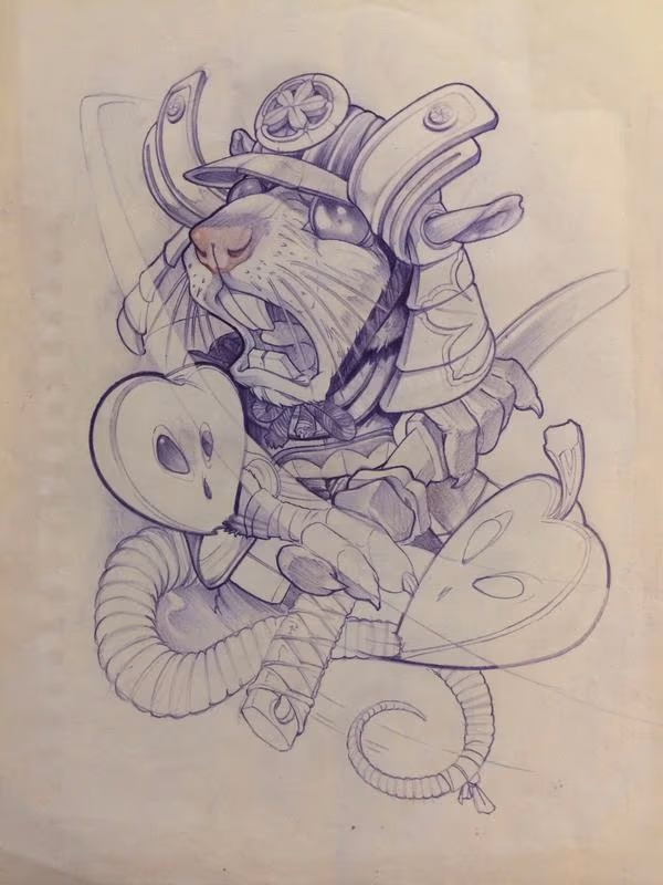 Samurai rat