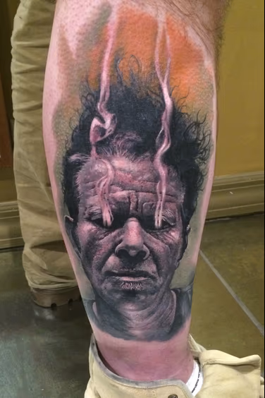 Tom Waits on fire
