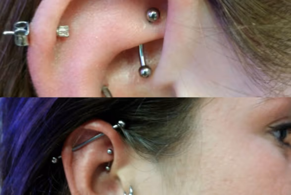 Ear piercings