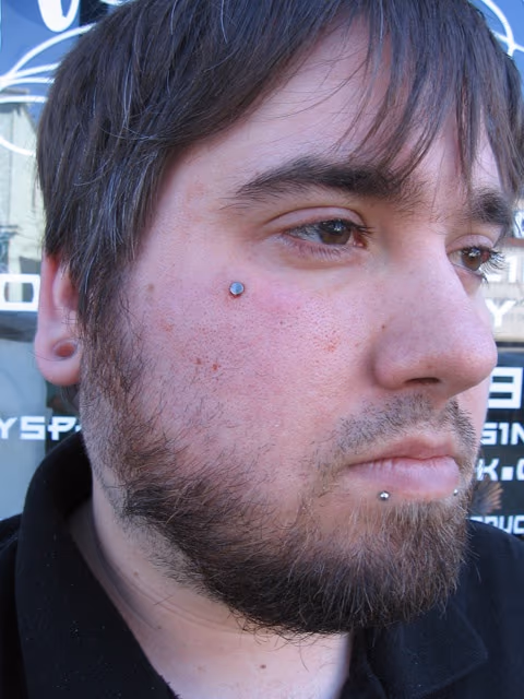 Microdermal and side labrets