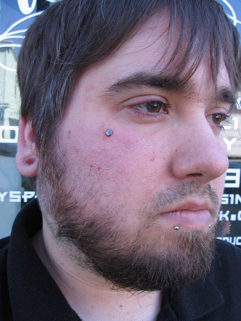 Microdermal and side labrets