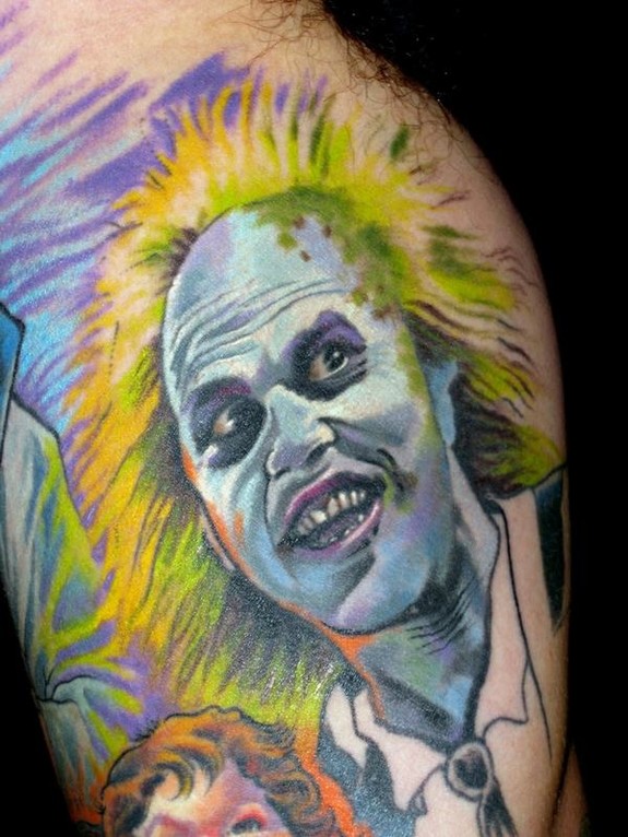 Color tattoo by Ben Pease, Cambridge, MA