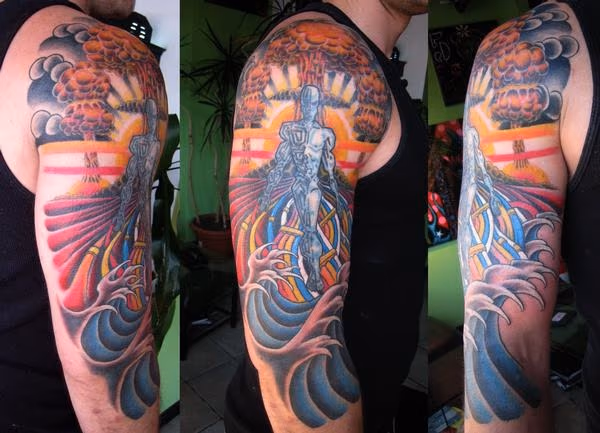 Abomb, tattoo by Kurt Brown