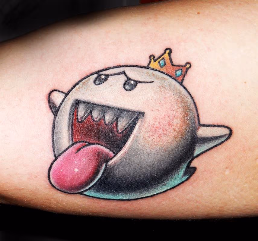 Ghost from Mario Tattoo