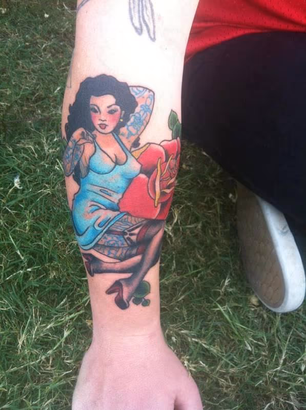 Tattooed Lady tattoo