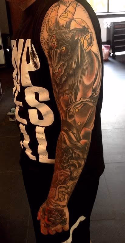 Demon Goat sleeve