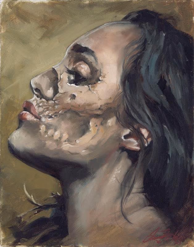 Wet paint project piece