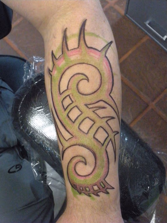 pen drawing tribal