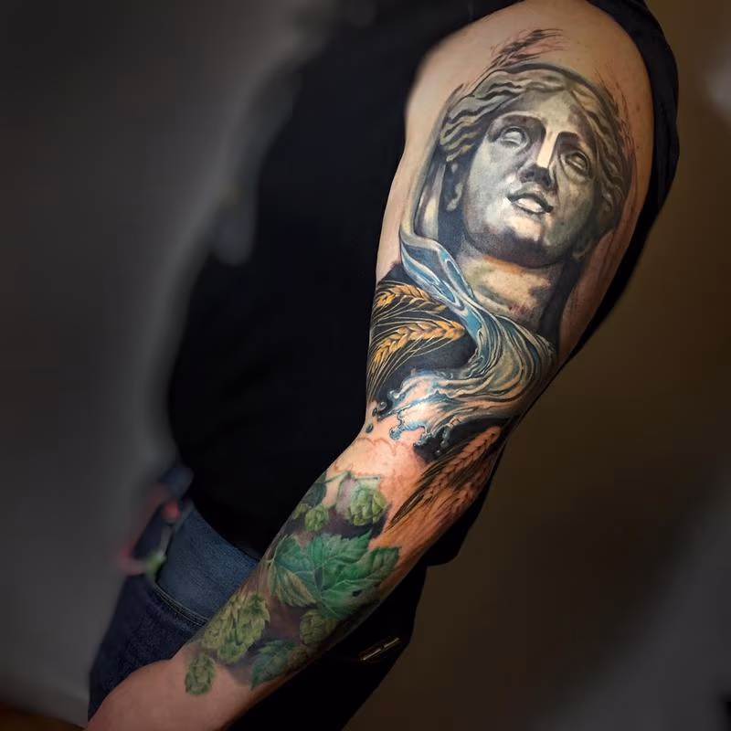 In Progress Beer Themed Sleeve