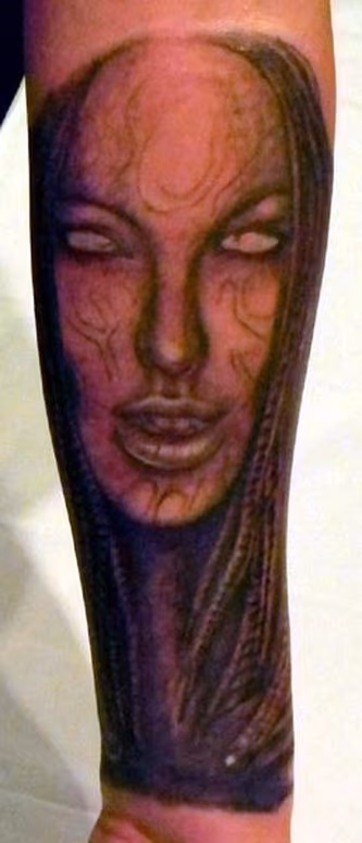 Angelina Jolie H.R. Giger Fusion