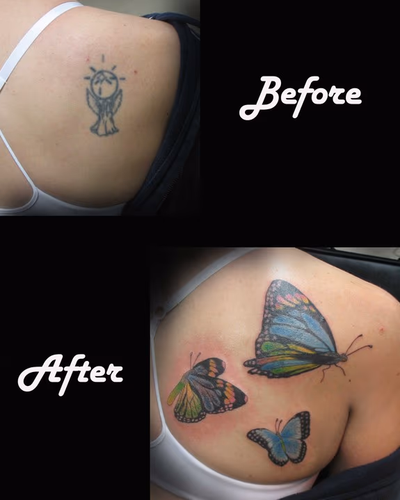 Colorful Butterfly Cover up