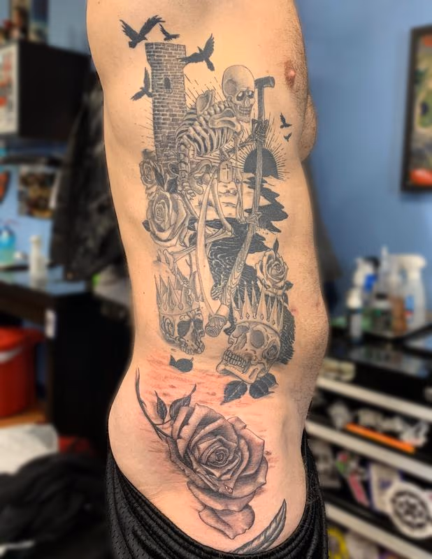 Death Card Scenery on Ribs