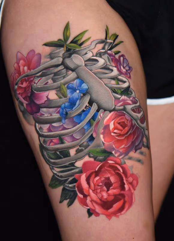 Floral Ribcage