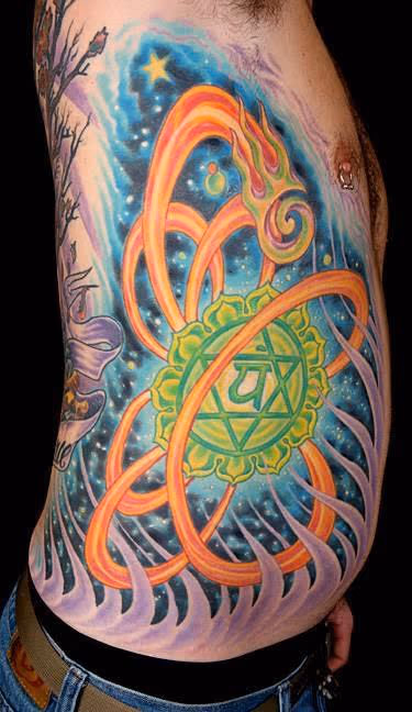 Color Celestial Vortex Tattoo