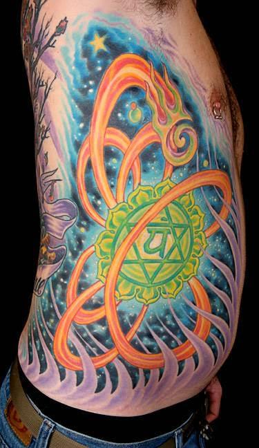 Color Celestial Vortex Tattoo