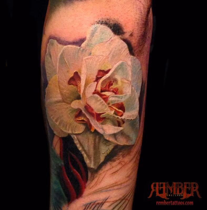 White Flower, Color Realism