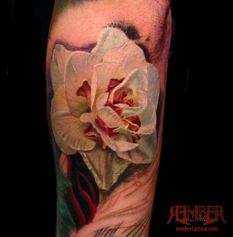 White Flower, Color Realism