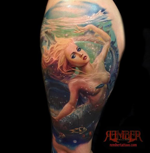 Mermaid Fantasy in Full color