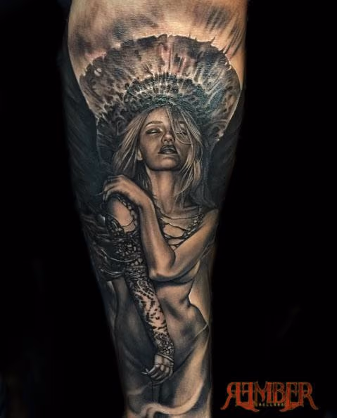 Angel Blend on Forearm