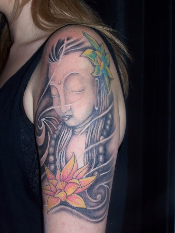Asian inspired half sleeve