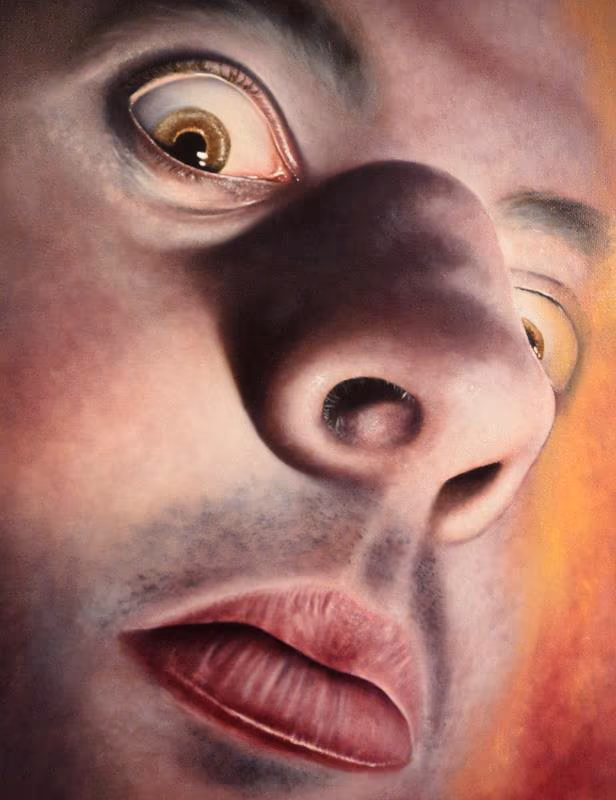 Self-Portrait 11x14 oil on canvas board