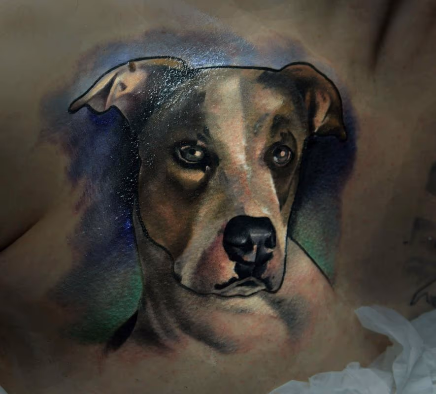 Dog tattoo