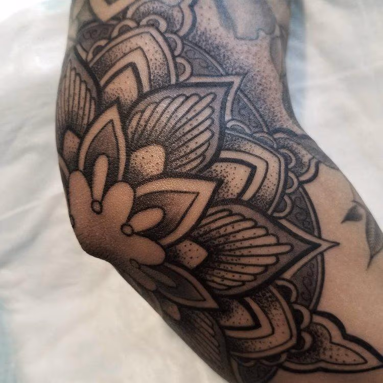 Blackwork Mandala