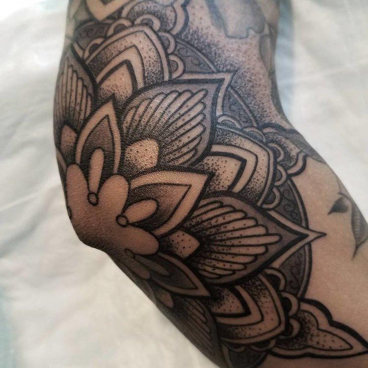 Blackwork Mandala