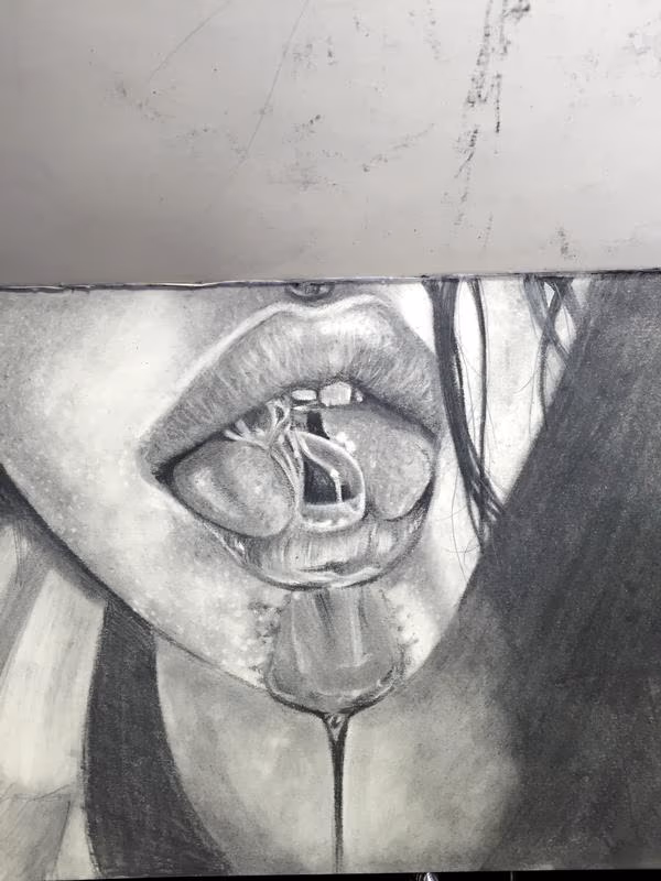 Bloody split tongue