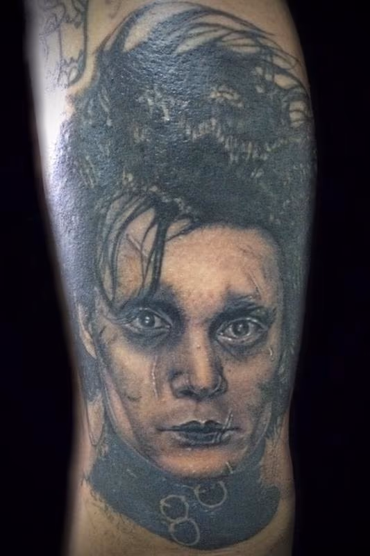 Edward scissor hands portrait