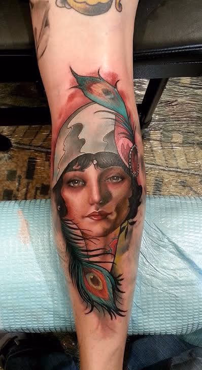 Showgirl & Peacock Feathers