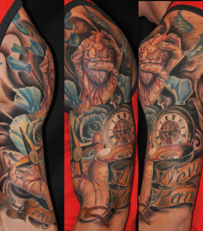 half sleeve in color