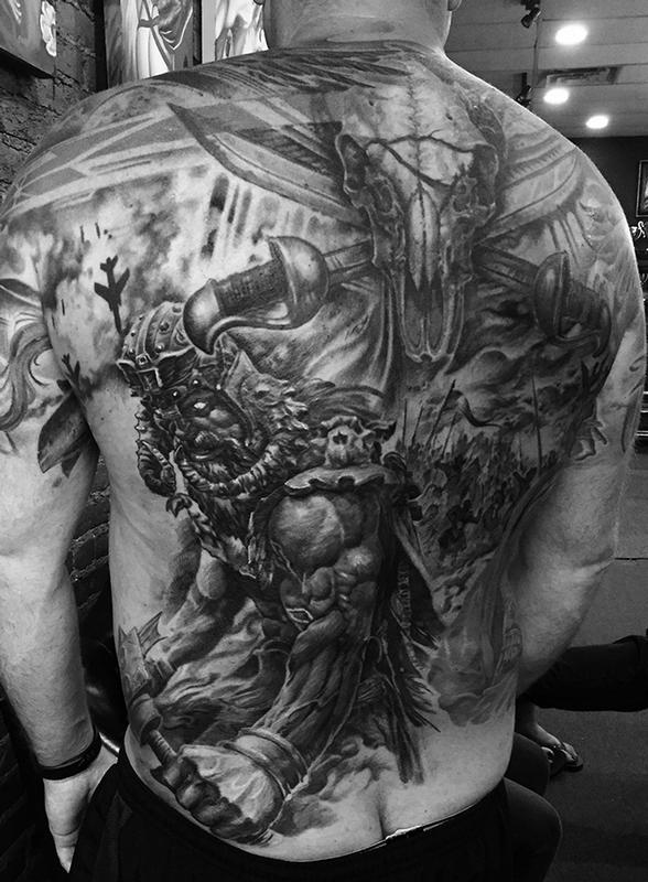 The warrior's way backpiece