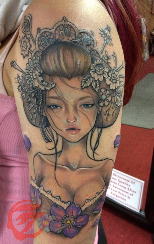 Kawasaki inspired tattoo