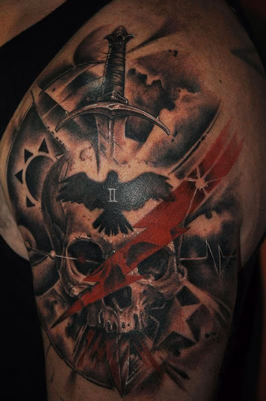 Special Forces Badge Tattoo