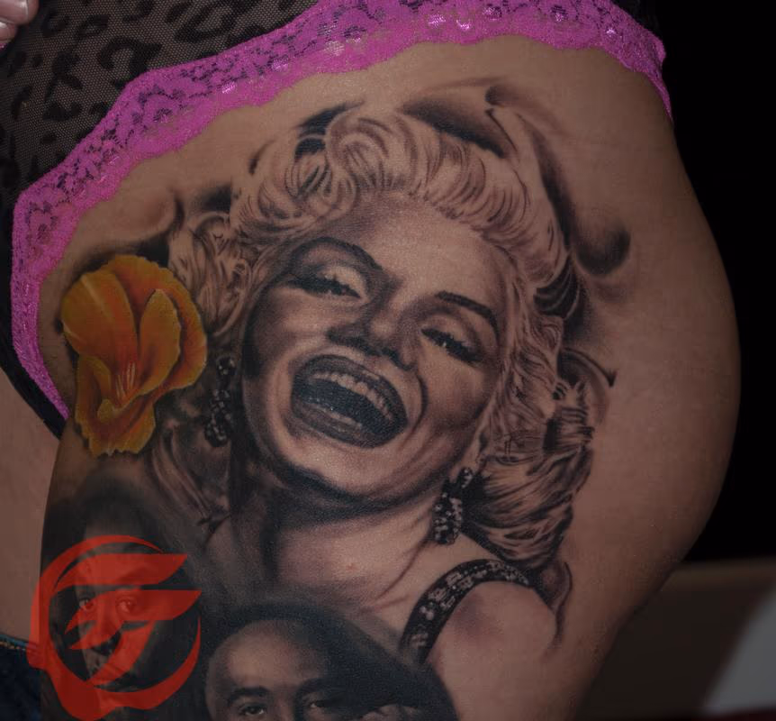 Marilyn monroe realistic portrait
