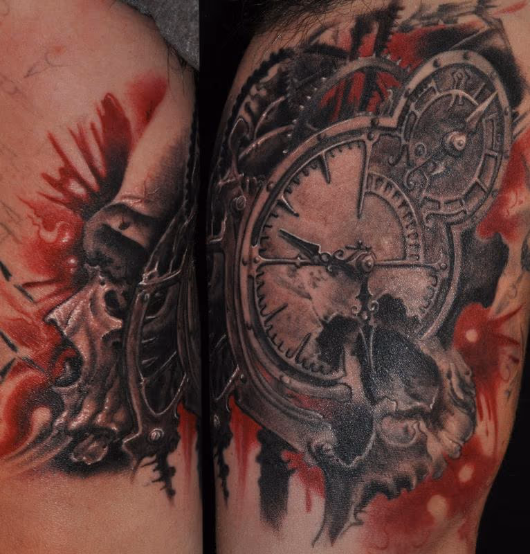 Clock and gears of death