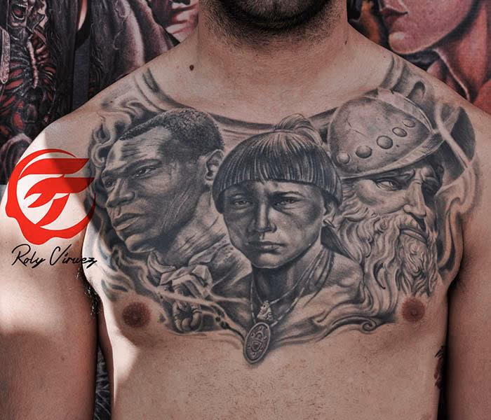 Puerto rican heritage tattoo