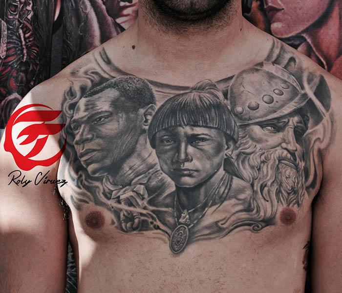 Puerto rican heritage tattoo